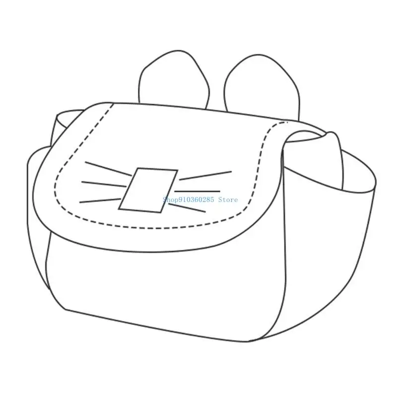 K9FF รถเข็นเด็ก ออแกไนเซอร์ ถุงเก็บขวดนมที่เก็บกระเป๋า Mom Travel Gear