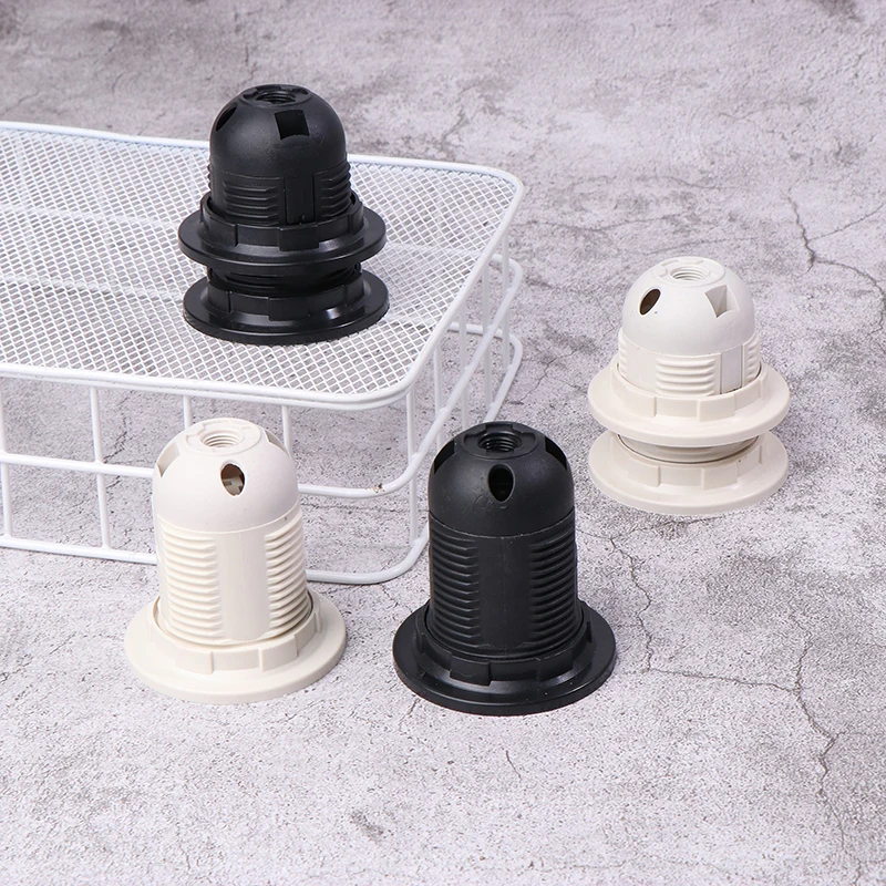 E27 Full Tooth Card Type Large Plastic CE Certified Lamp Holder Table Lamp Chandelier Screw Lamp Holder