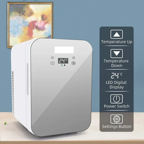 Mini Refrigerador Compacto De Doble Núcleo De 25L Para