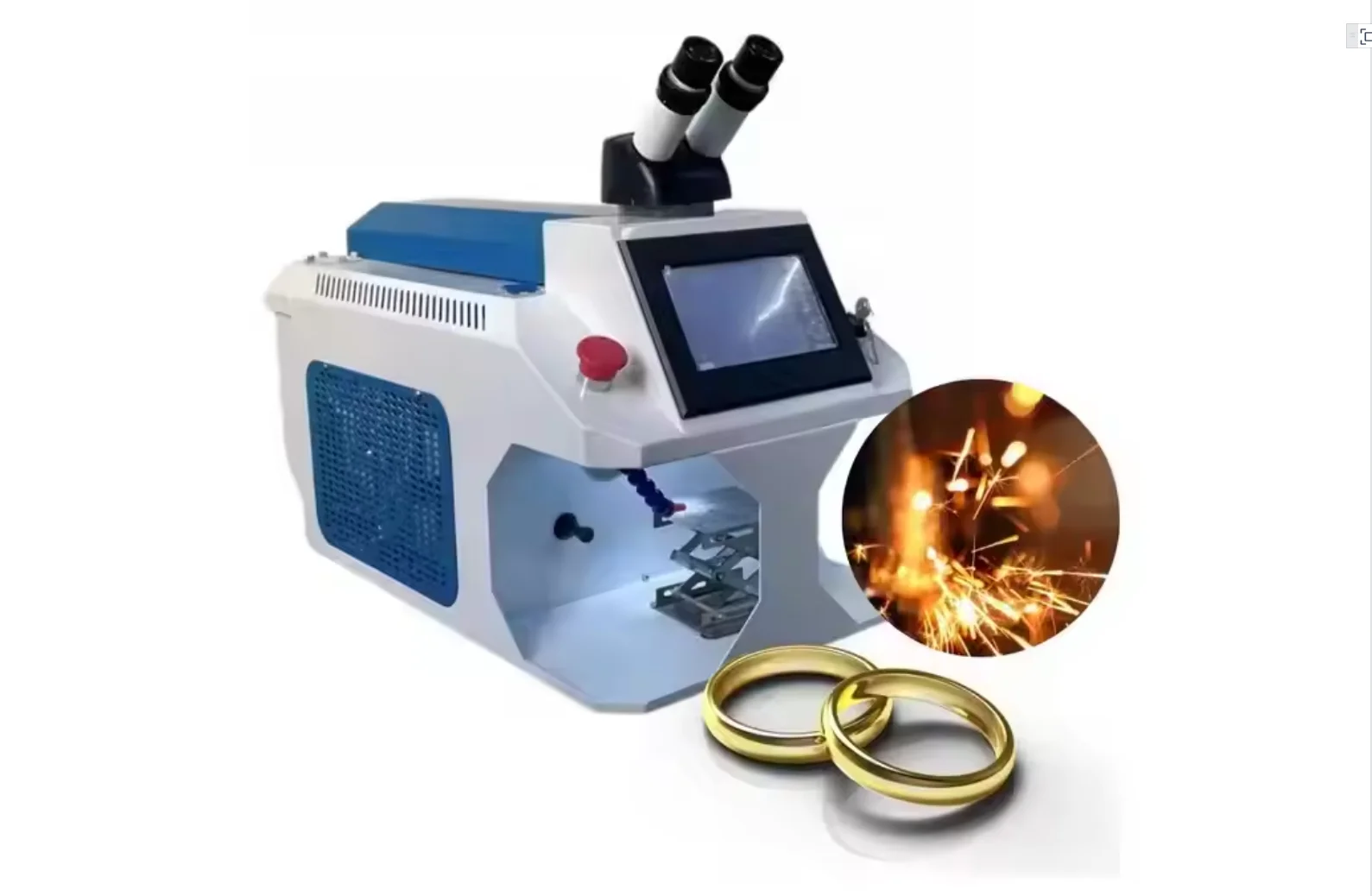 

Portable Desktop Silver Gold YAG Pulse 200W Mini CCD Jewelry Welding Fiber Laser Welder Machine