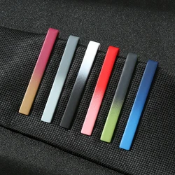 Classic Men's Color Gradual Change Metal Red Grey Necktie Clip Stainless Steel Clip Pin For Party Wedding Clips Accessories Gift
