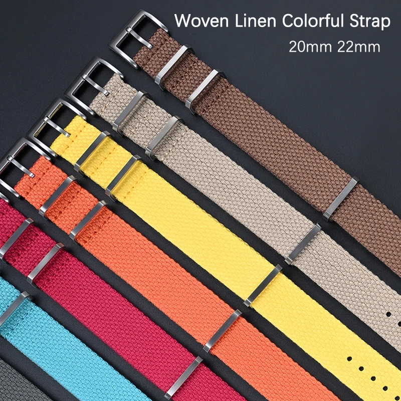 Woven Linen Strap M… - image
