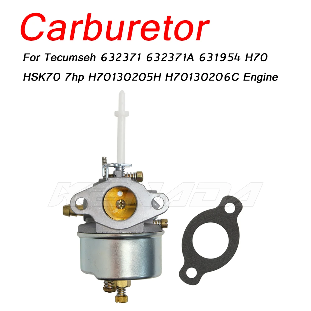 

Carburetor Carb For Tecumseh 632371 632371A 631954 H70 HSK70 7hp H70130205H H70130206C Engine