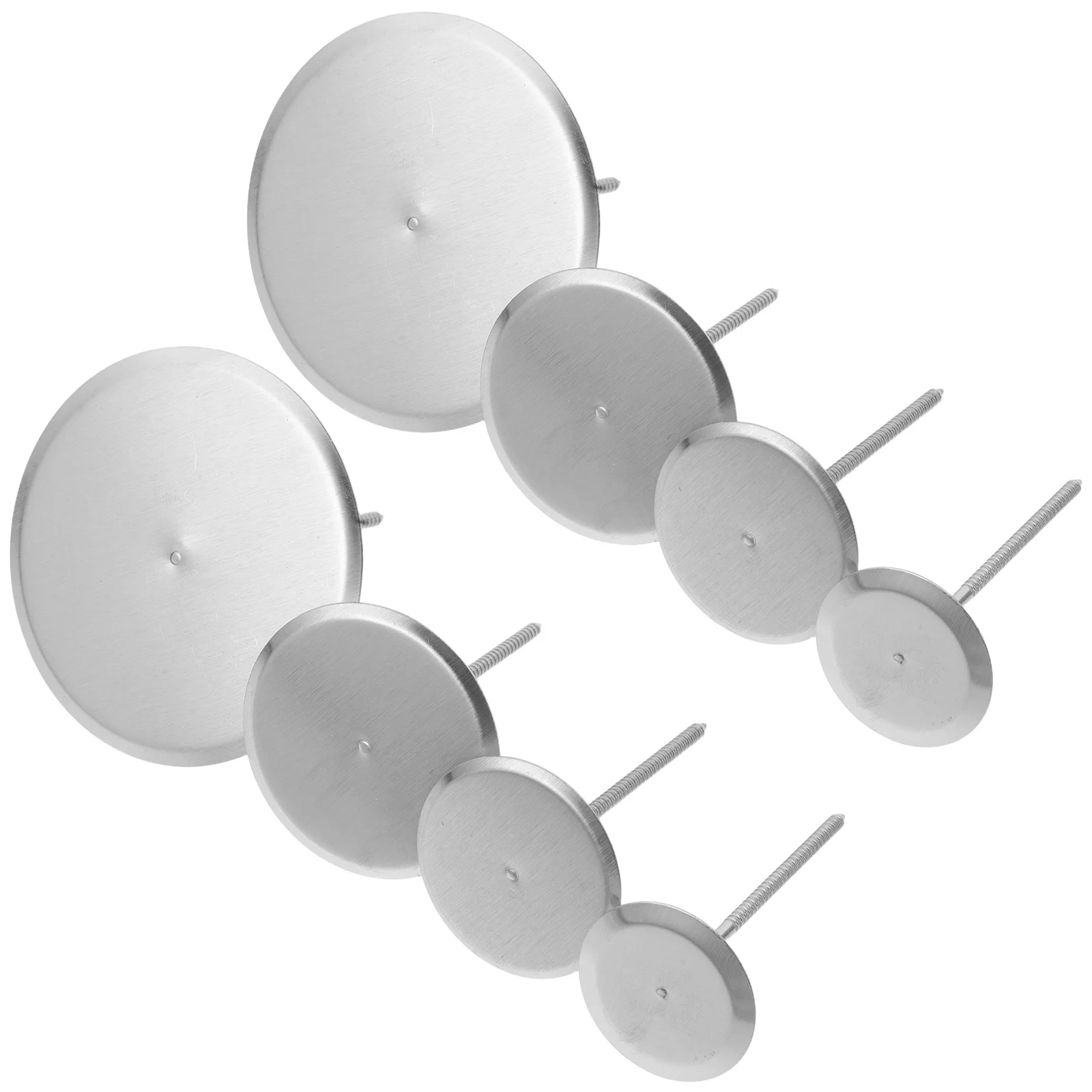 

8Pcs Stainless Steel Frosting Piping Tip Set Cake Flower Nails for DIY Cream Dessert Decoration Baking Cake Flower Nail