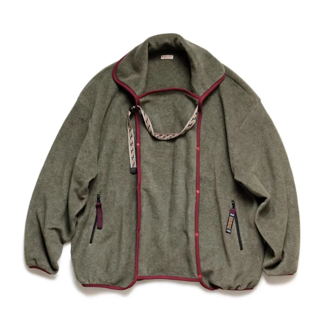 2025 KAPITAL  Double-sided fleece embroidered multifunctional loose-fit long-sleeved jacket coat WY1501