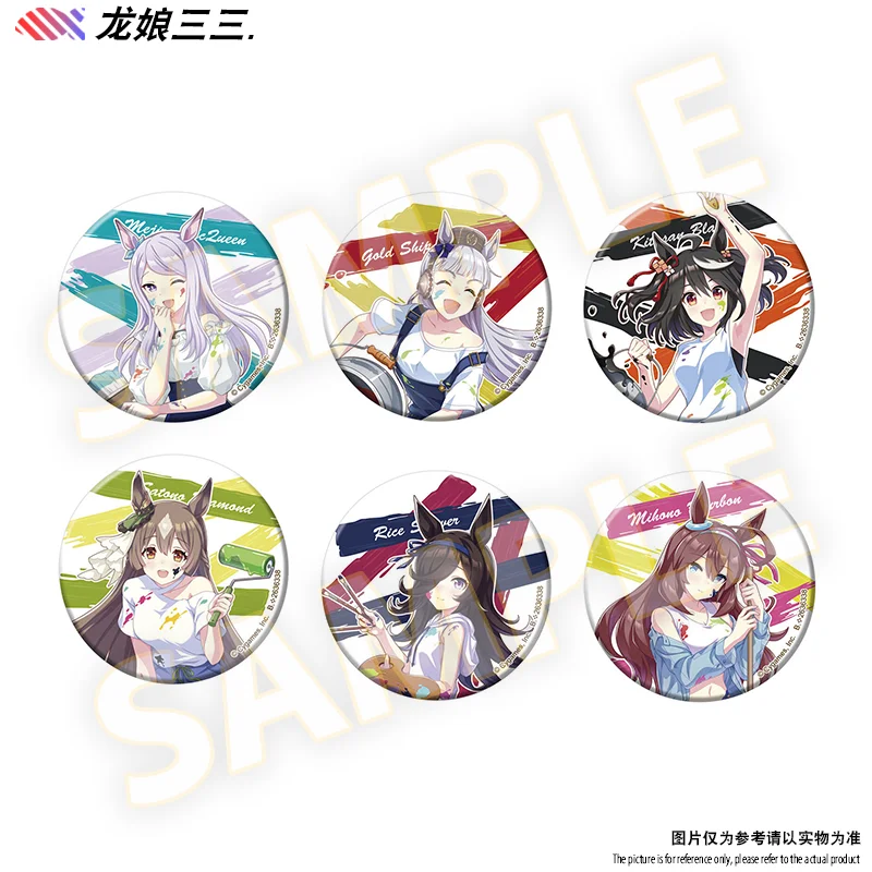 شارة أكريليك من أوماسوم-أنيمي لديكور المكتب ، ديربي جميل ، توكاي تيو ، كيتاسان ، دش الأرز الأسود ، زخرفة نموذجية ، هدية ،!