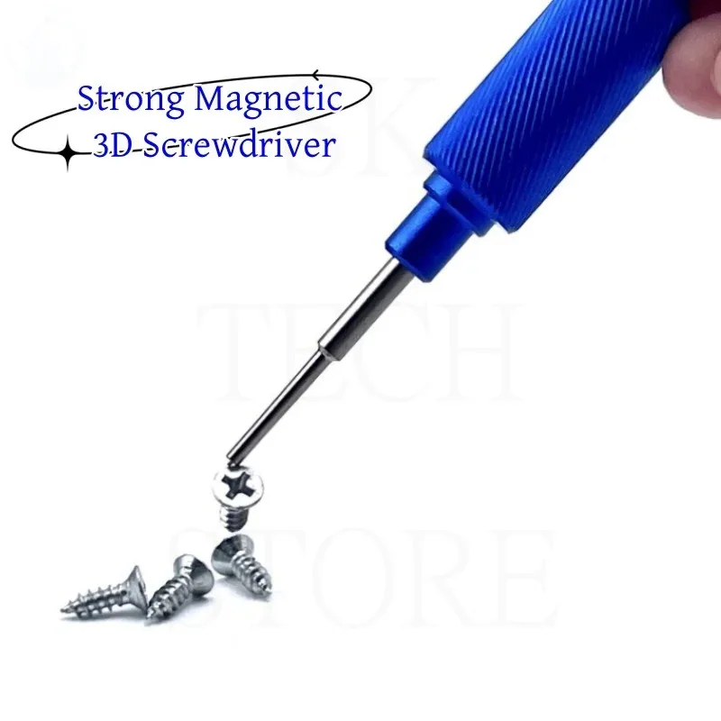 3D Precision Screwdriver 3D Non-Slip Disassemble Repairing Tool Kit Magnetic Steel Screwdriver For iPhone Android Mobile Repair