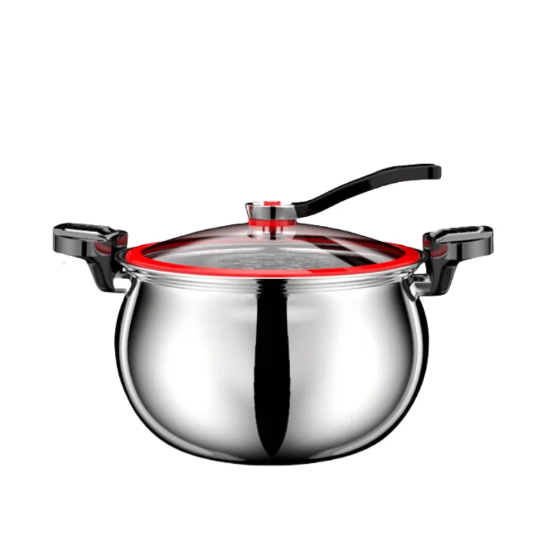 

Premium German 304 Stainless Steel Micro Pressure Cooker | Non-stick Pot for Stewing Slow Cooking Braising Pressure Cooker