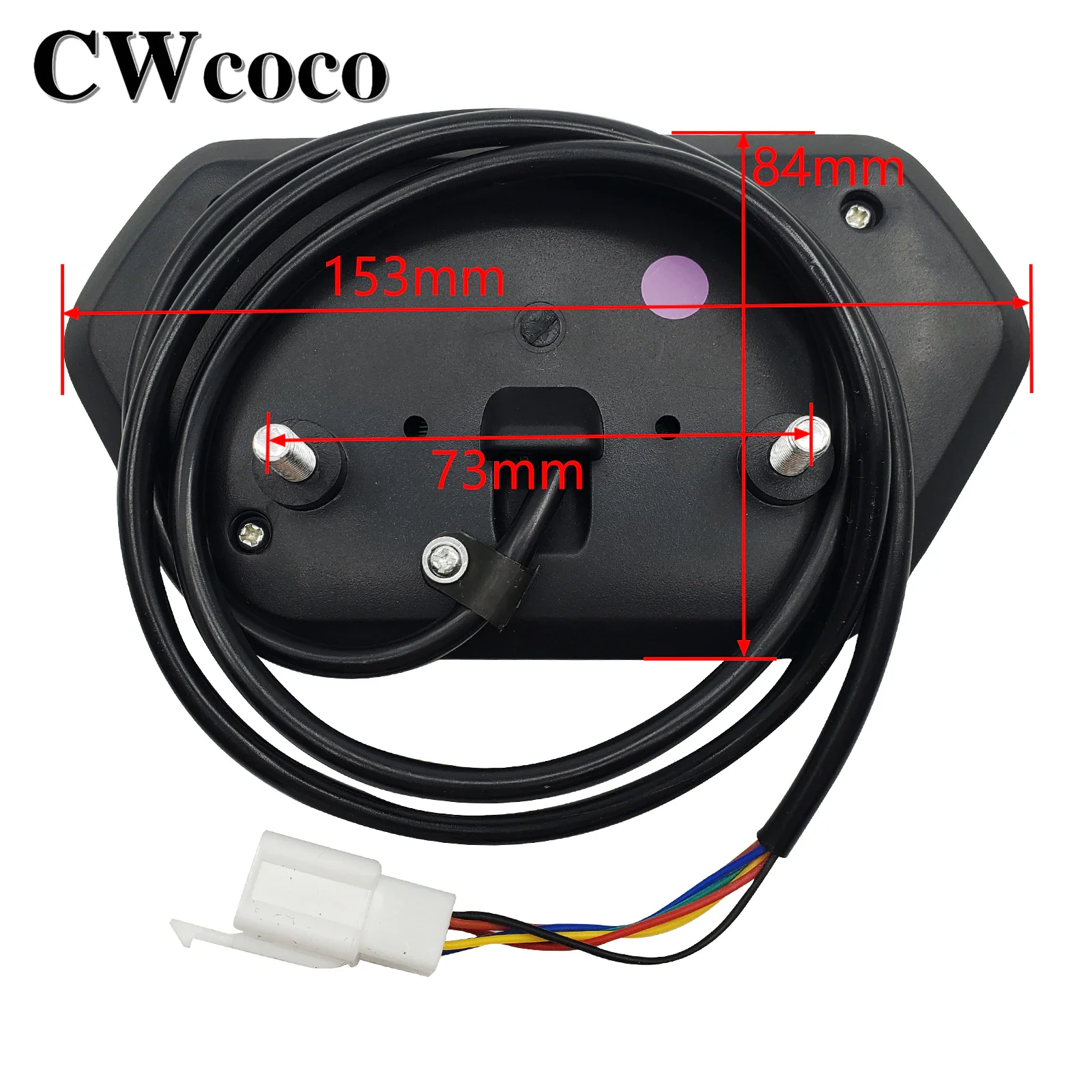 Modified LED Display Dajiang Meter 48V60V72V Mileage and Speedometer for Citycoco Accessories parts