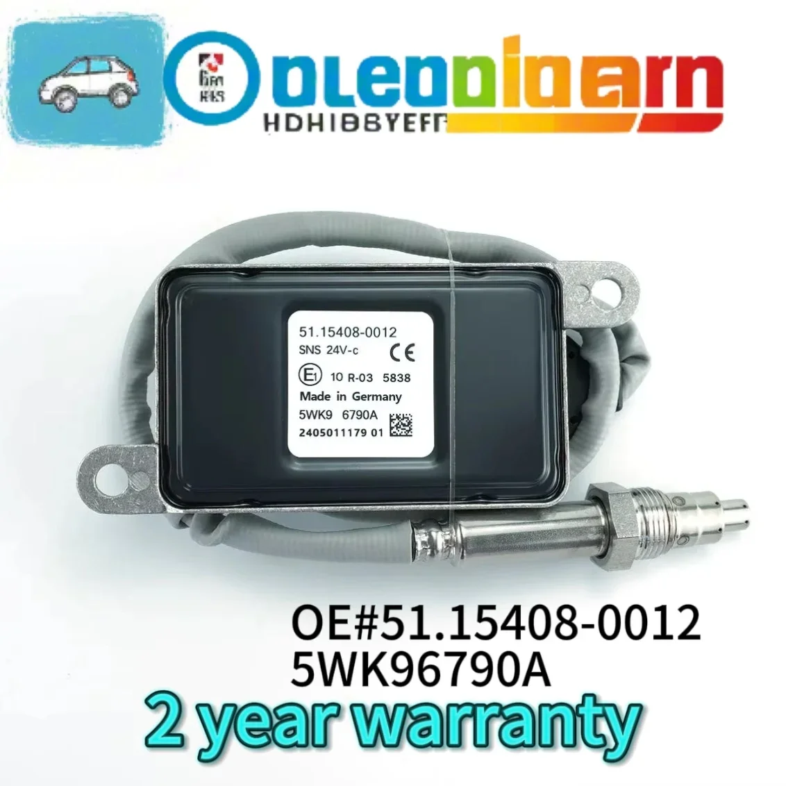 

51.15408-0012 51154080012 New Nitrogen Oxide Sensor 5WK96790A For Man Truck NEOPLAN Bus Truck Bottom SCR Euro 5 6 NEOPLAN