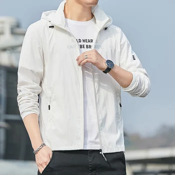 2025Summer Hooded Jacket Men Women Waterproof Sun Protection Clothing Fishing Hunting Clothes Quick Dry Skin Windbreaker 3