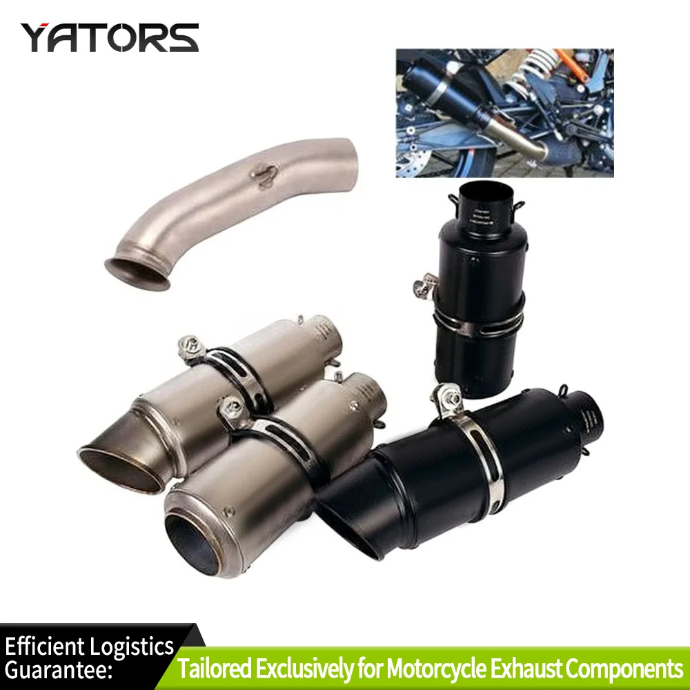 

Exhaust Systems Modified Exhaust Mid Pipe Muffler Tips Slip For DUKE 390 RC390 125 250 2017-2020 Exhausts Pipes