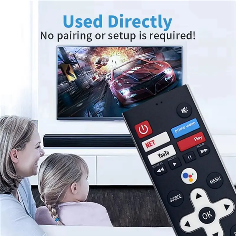 ABDE-2X Replace N030107-001475-001 Voice Remote Control For Skyworth N030107-001475-001 TV Remote Control