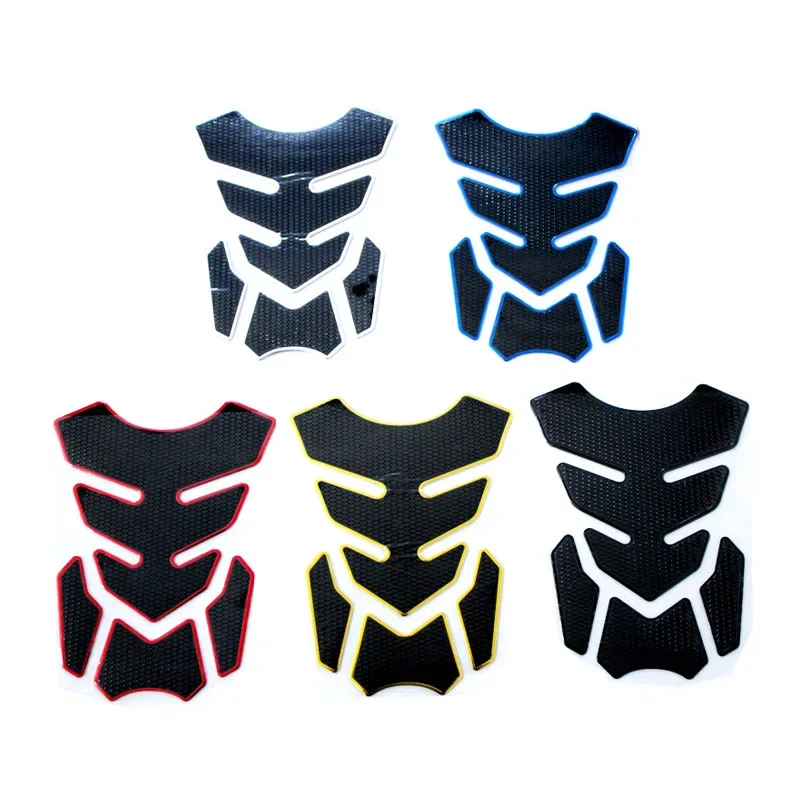 3D Karbon Fiber Kılçık Çıkartmalar Araba Motosiklet Tank Pad Tankpad Koruyucu Motosiklet Evrensel Kılçık