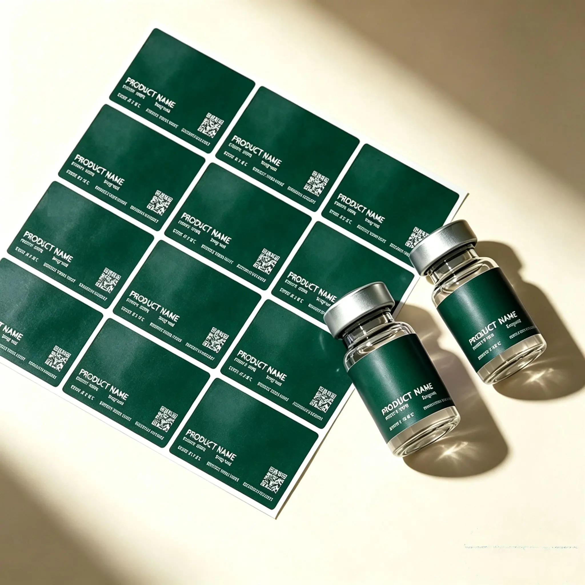 Custom Packaging Boxes & Non-toxic Vinyl Stickers,Industrial Labels for 3ml 5ml 10ml Personal Care Peptide Goods - Detail 1