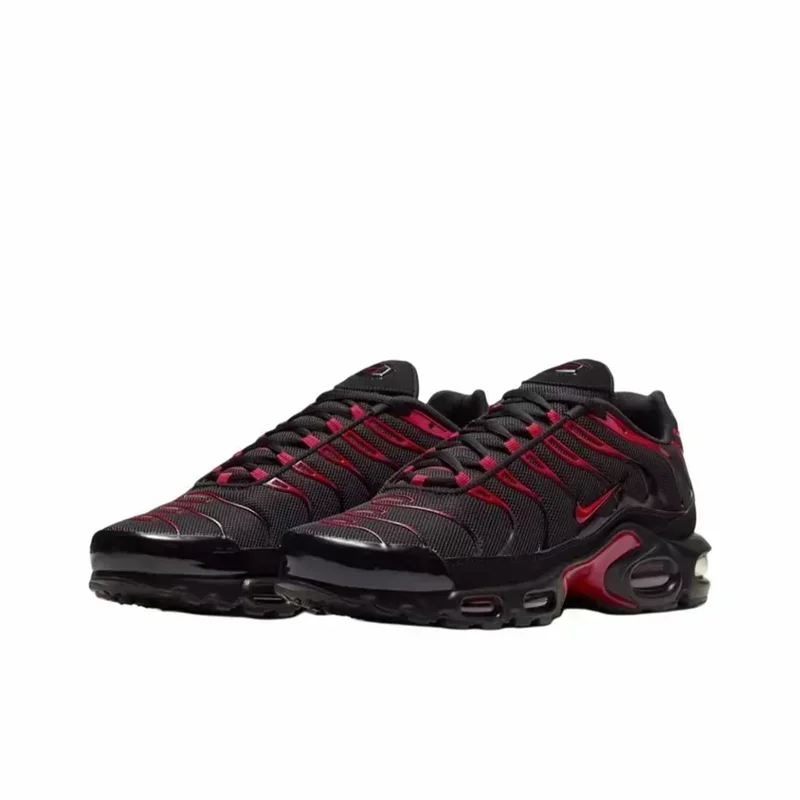 

Мужские кроссовки Nike Air Max Plus TN Bred в стиле ретро с противоскользящей воздушной подушкой, повседневные черные, красные кроссовки CU4864-001