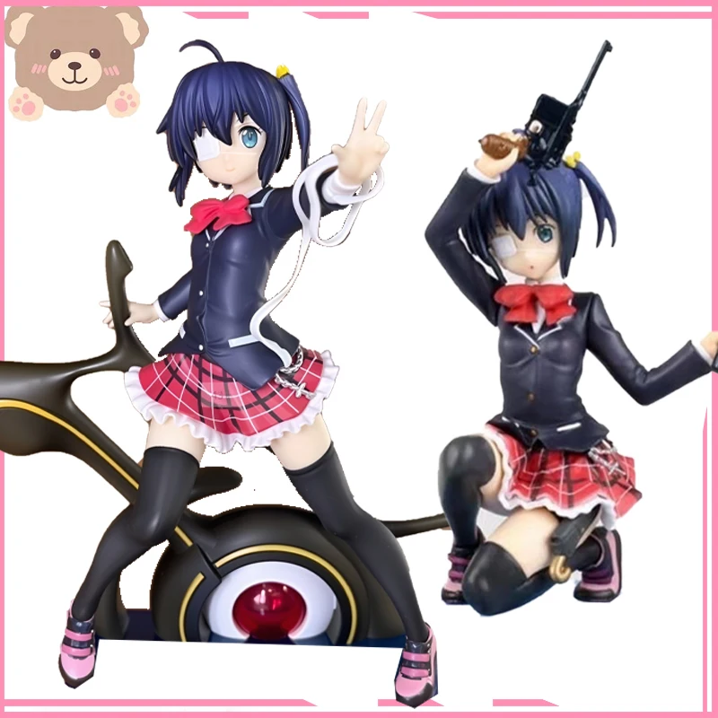 1/7 аниме ПВХ фигурку игрушка Chuunibyou demo Koi ga Shitai! Ren Takanashi Rikka Game Коллекционная модель куклы игрушка для девочки в подарок