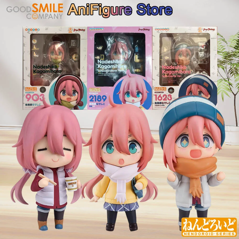 Genuine In Stock GOOD SMILE Nendoroid LAID-BACK CAMP Nadeshiko Kagamihara Figure Anime Action Boxed Toy Collectible