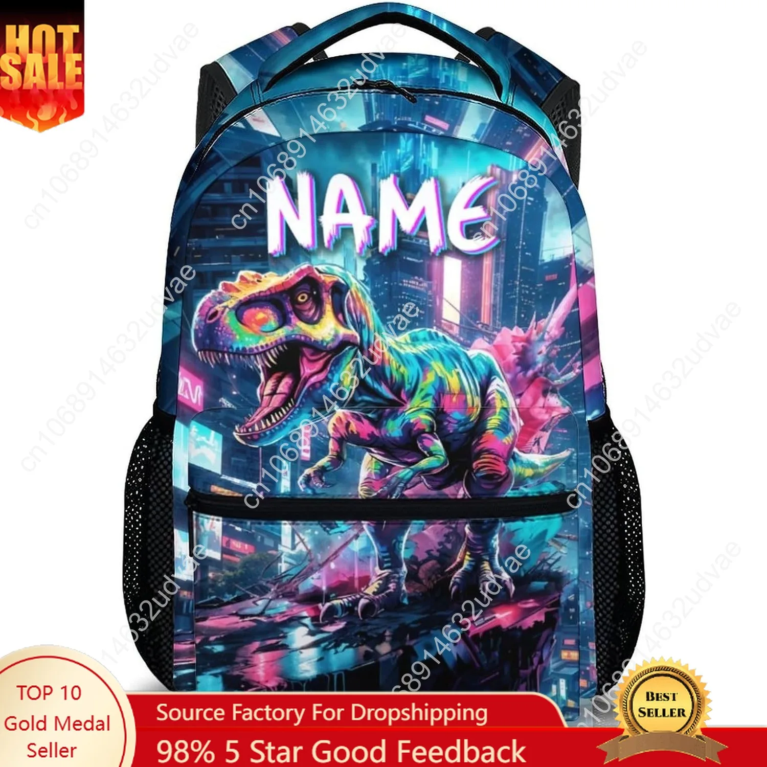 

Boys Backpack, Personalized Dinosaur Backpacks, Boys Gift, Cool Dinosaur Bookbags for Kids 6-8, Bookbag for School Travel Campin