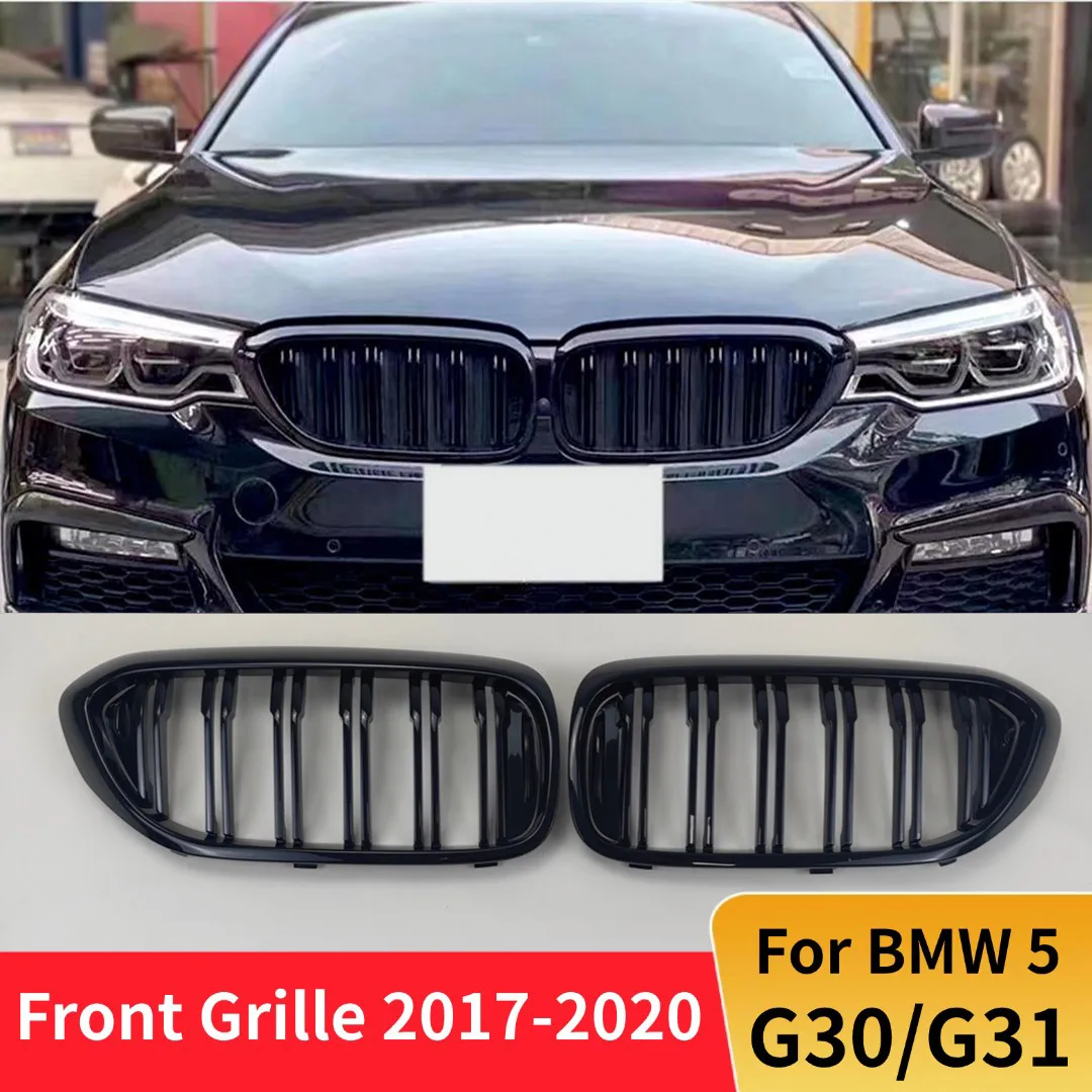 

Front Grille Bumper Grill Sport Grid Accessory Tuning For BMW 5 Series G30 G31 2017-2020 525i 530i 540i 520d 530d xDrive Kidney
