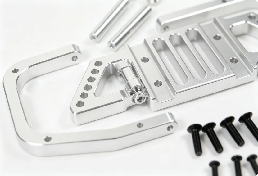 CNC precision machining all metal rear anti-collision bracket assembly for 1/5 ROFUN KM HPI BAJA 5B 5T 5SC