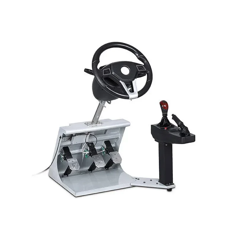 Right hand transmission portable car driving simulator