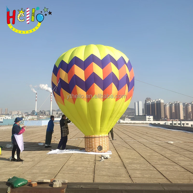 Giant Advertising Inflatable Balloons Custom Size Color Inflatable Hot Air Balloon Inflator Balloons for Sale