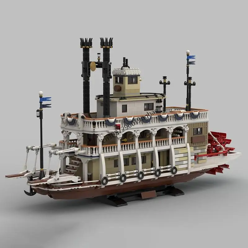 

Новая 4774 шт., серия Famouse Boat Moc City Port, модель пароплава, технология «сделай сам», креативные идеи «сделай сам», игрушка, рождественский подарок, головоломка на заказ