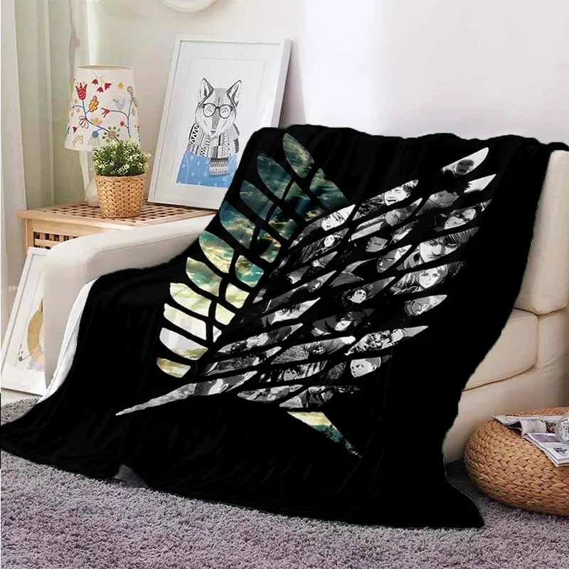 Attack on Icons Anime Icons Printed Soft Blanket blankets  thin blanket  throw blanket  picnic blanket  blankets for beds