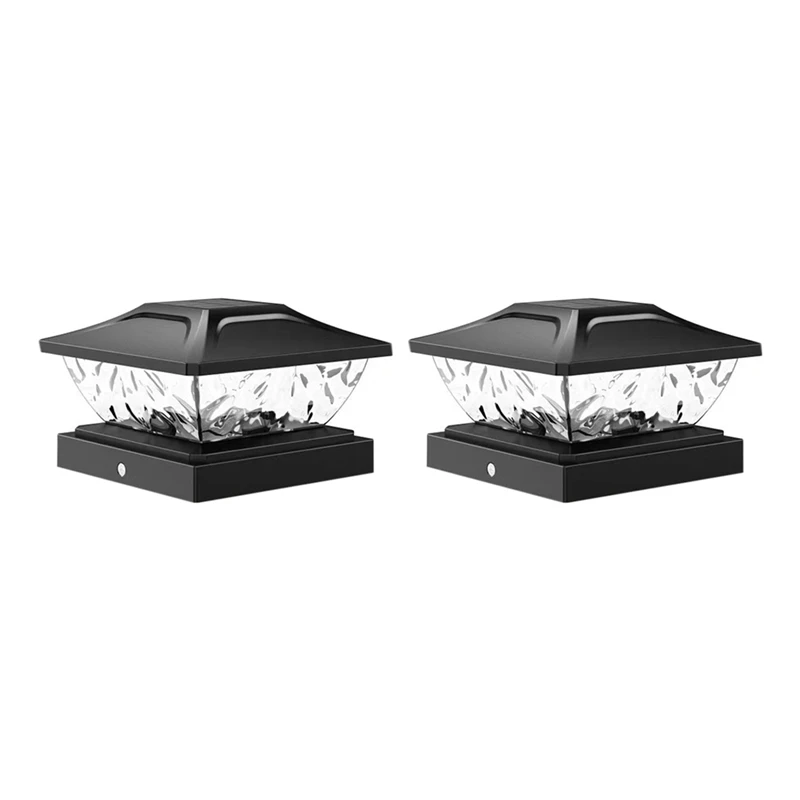 

KEKA Outdoor Fence Post Cap Light Warm White And Cool White Lighting Wateproof Villa Column Lamp Solar LED Pillar Light