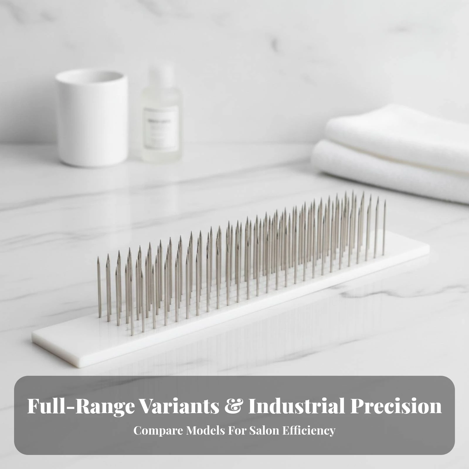 Hairpiece Styling Tool Pointed Hairpiece Teasing Board with Metal Pins Hairpiece Prep Tool Sturdy for Salon Stylists