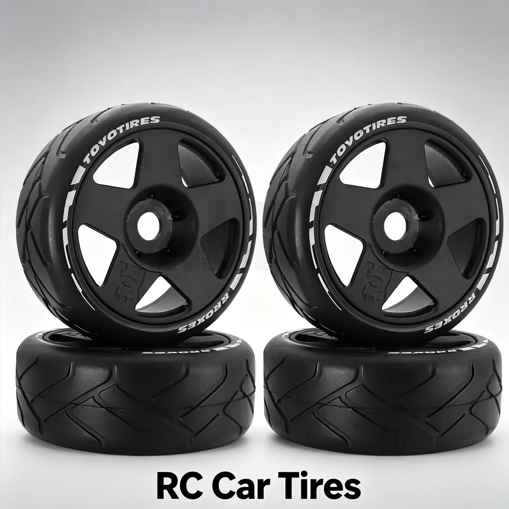 

4pcs 1/8 Rc Remote Control Flat Running Rally Electric Car 113mm Tires for Traxxas X3gt Km Arrma 1/7 Zd Racing Rally Sn Team Hsp