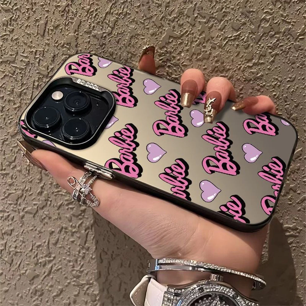 Cool Pink B-Barbies Phone Case For iPhone 16 15 14 13 12 11 mini Pro Max X XR XSMAX 8 7 Plus Anti Fall Matte Back Cover