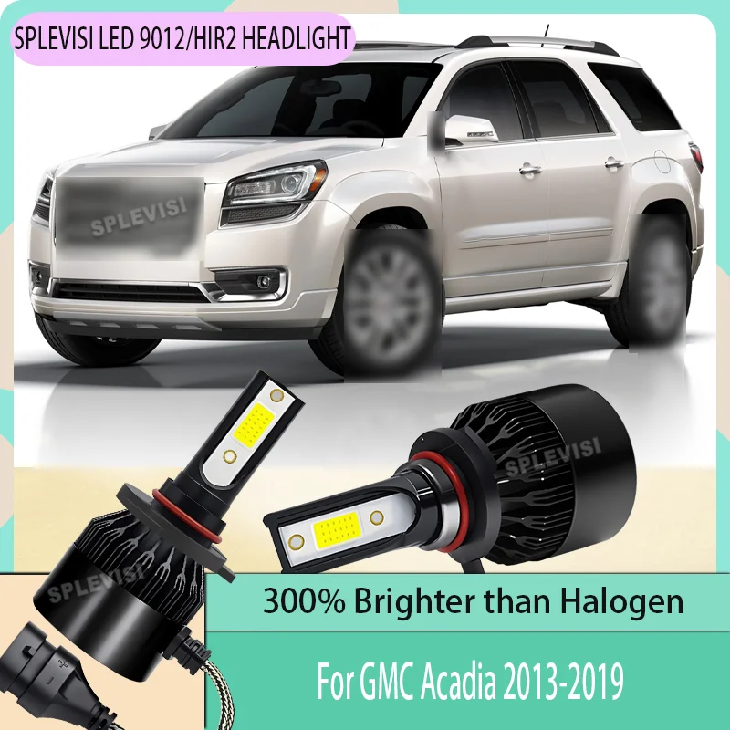 

FULLY UPGRADED COOLING SYSTEM HEADLIGHT Rugged LED Bulb Built with Cooling Fan FOR GMC Acadia 2013 2014 2015 2016 2017 2018 2019