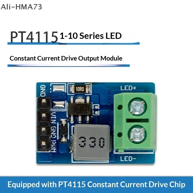 

HMA73-1Pcs 12V PWM Dimming Constant Current Board PT4115 LED Driver Module Suitable For LED Light Strips DIY Accessories