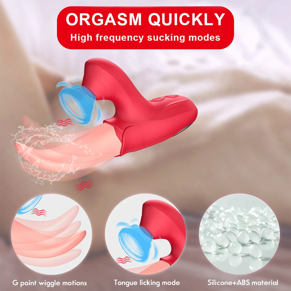 Saugen Rose Vibrator mit Zunge Lecken für Frauen Klitoris Stimulation Nippel Stimulator Weibliche Erwachsene Waren Sex Spielzeug 18 +