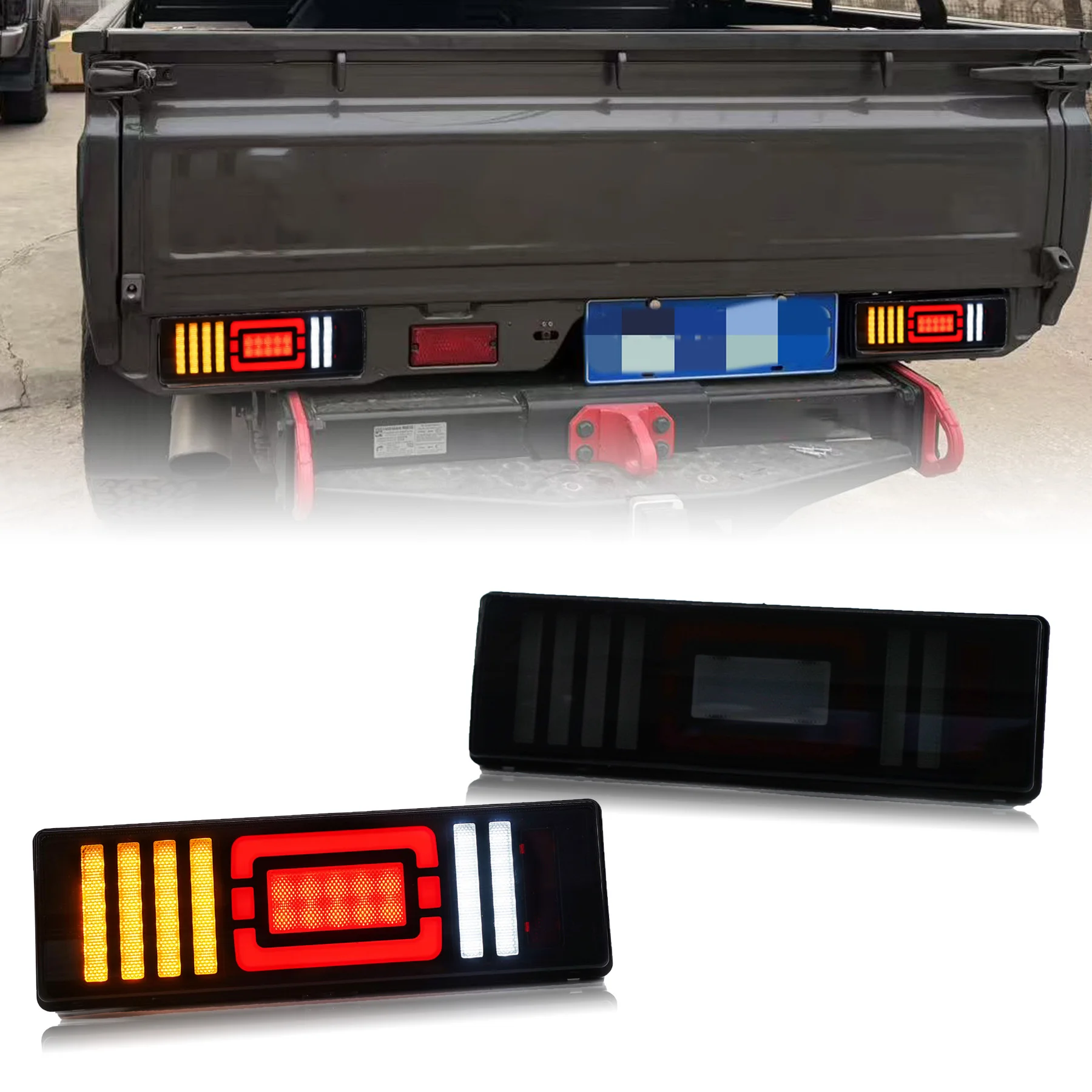 

Modified Car LED Tail Lights Assembly For Land Cruiser LC79 Tail Lamp