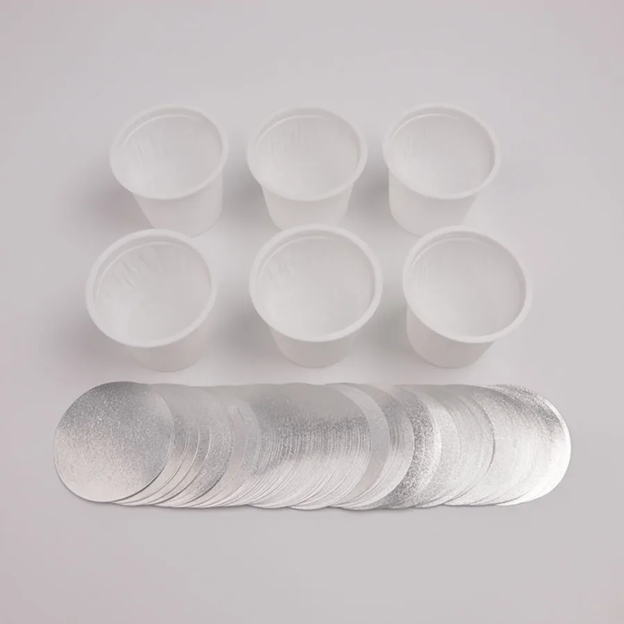 Suitable for K-CUP coffee capsule system cup, disposable coffee capsule shell heat sealing film heat sealing machine JJ276