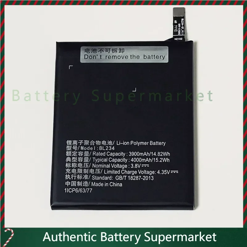 high-quality products New 3.8V 4000mAh BL234 For Lenovo A5000 Dual SIM, Vibe P1m, P1ma40, P1mc50, P70, p70-t, p70-A Battery