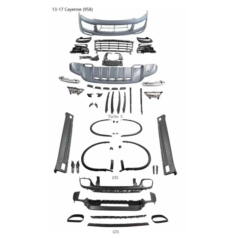 

Turbos Body Kit Suitable for Porsches 13-17 Cayenne 958 Bumper