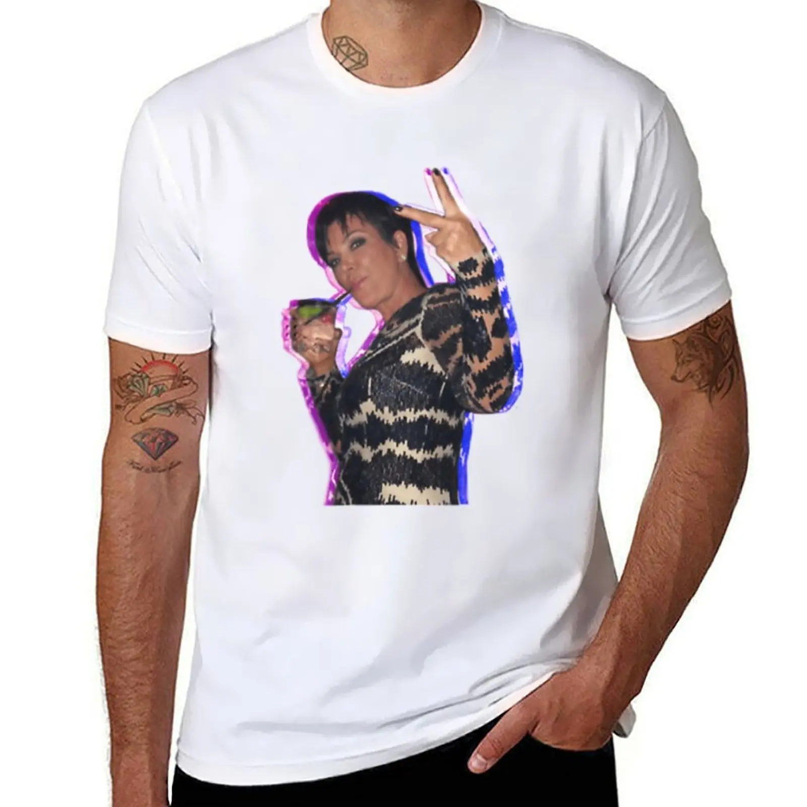 

Kris Jenner T-Shirt t shirts for man pack cotton man t shirt graphic T-Shirt