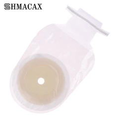 10pcs Drain Valve One-piece System Colostomy Bags For Adults Disposable Colostomy Pouch Opening With Clip Closure