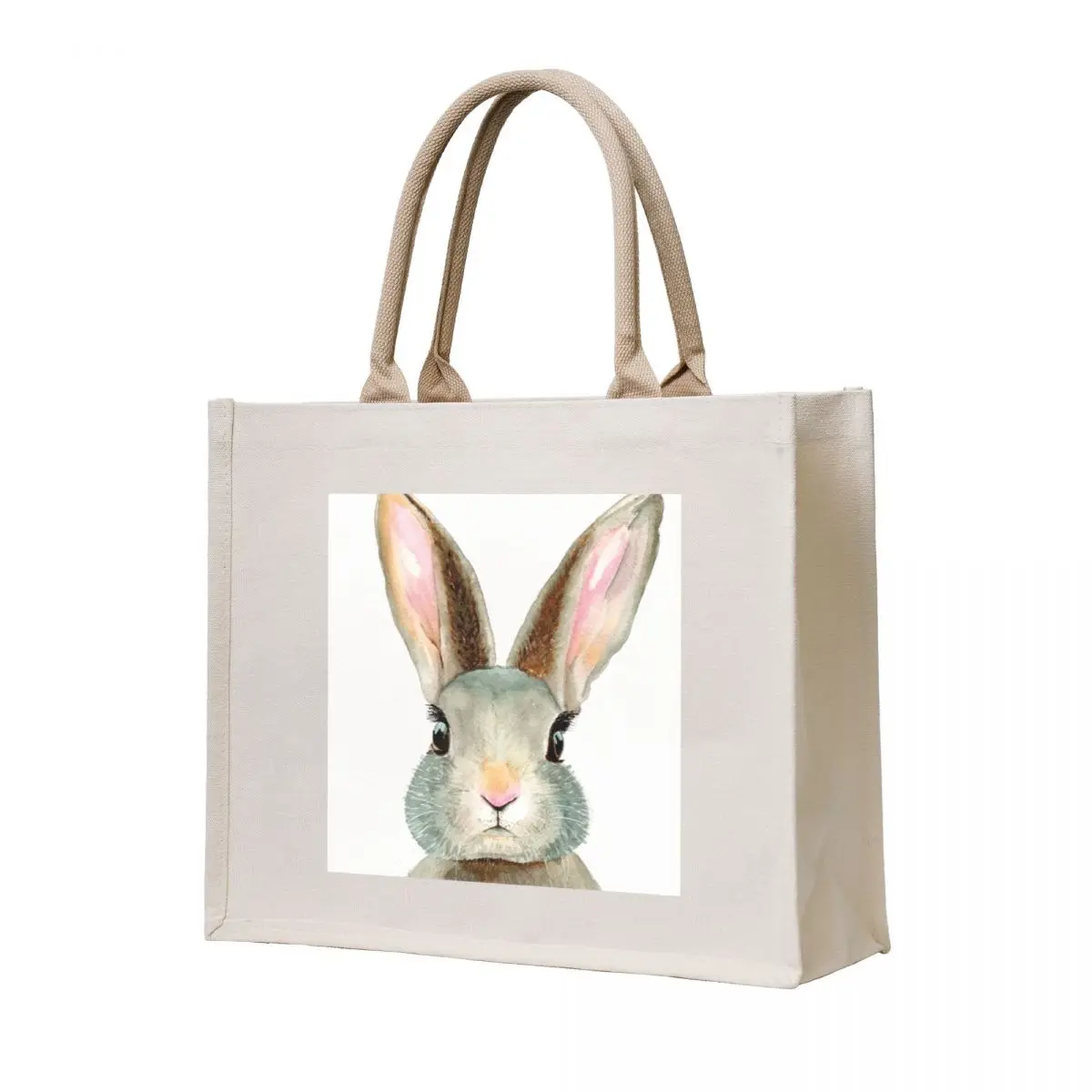 

cute rabbit! Tote Bag reusable shopping bag Women's bags Candy bags