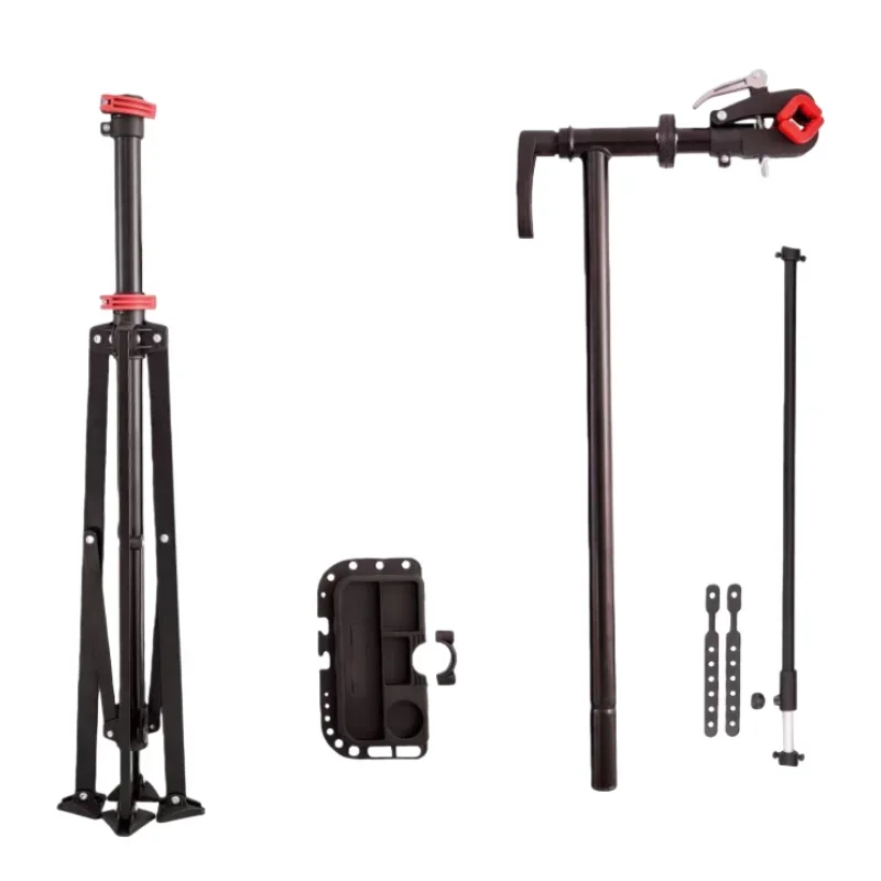 자전거 산악 자전거 정비대 디스플레이 랙 야외 접이식 작업대 주차 랙 높이 조절 가능