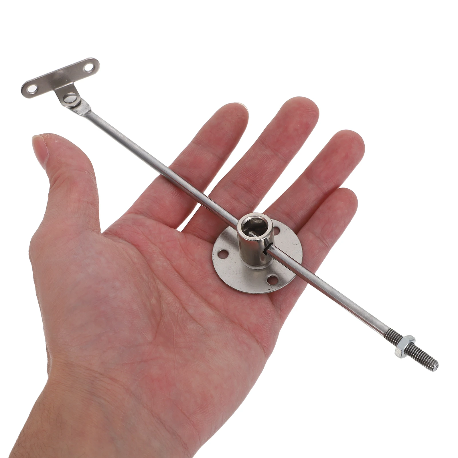 

8pcs Lift Up Cabinet Door Hinges Iron Soft Close Mechanism Flip Top Lid Support Slow Closing Hardware for Boxes Storage