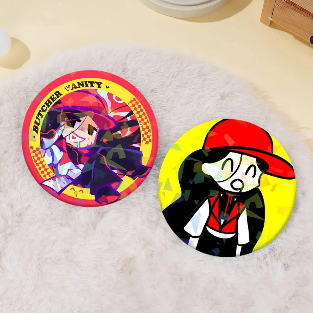 Singer V-Vane Lily butchers vanity Badge Set Glass Shine Lapel Backpack Costume Gift Decoration birthday Enamel Pin Bag Brooch