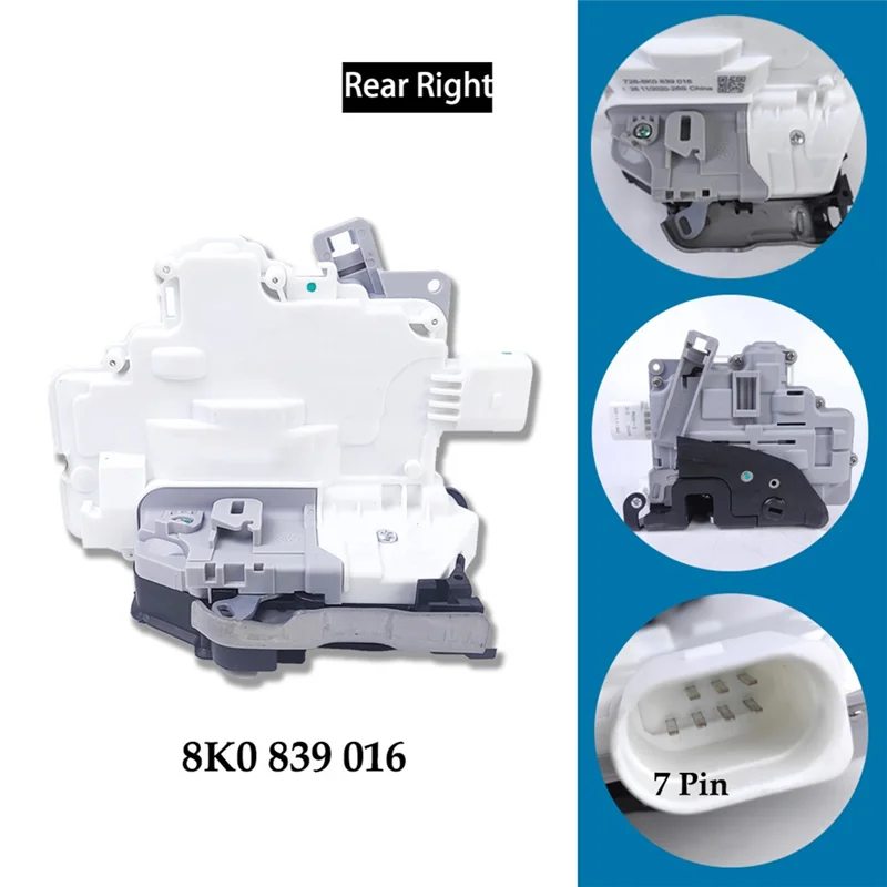 

Simple Rear Right Door Lock Latch Actuator 8K0839016 For A4 8K Q5 VW PASSAT B6 TIGUAN 5N SEAT FABIA