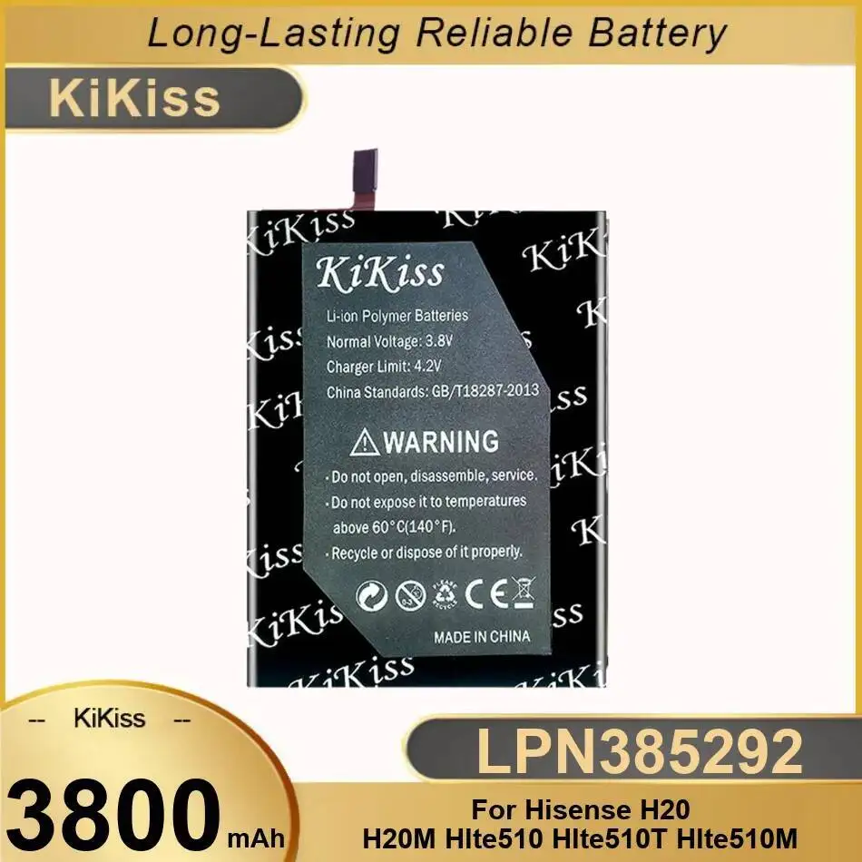 

LPN385292 Премиум сменный стабильный аккумулятор для мобильного телефона для Hisense H20 H20M HLTE510 HLTE510T HLTE510M 3800 мАч
