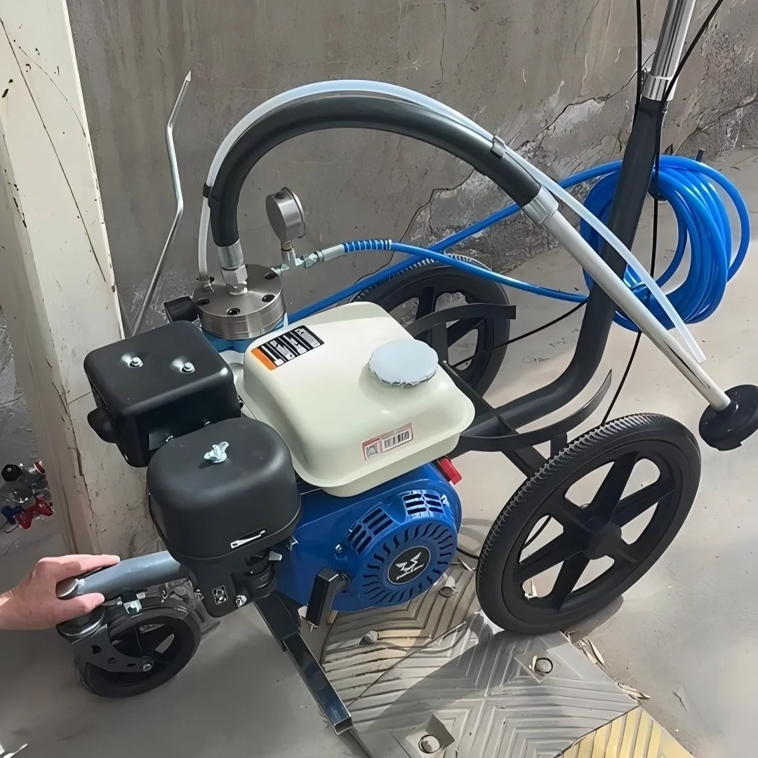 Hand Push Electric Airless Paint Automatic Cold Paint Thermoplastic Road Line Marking Spray Machines