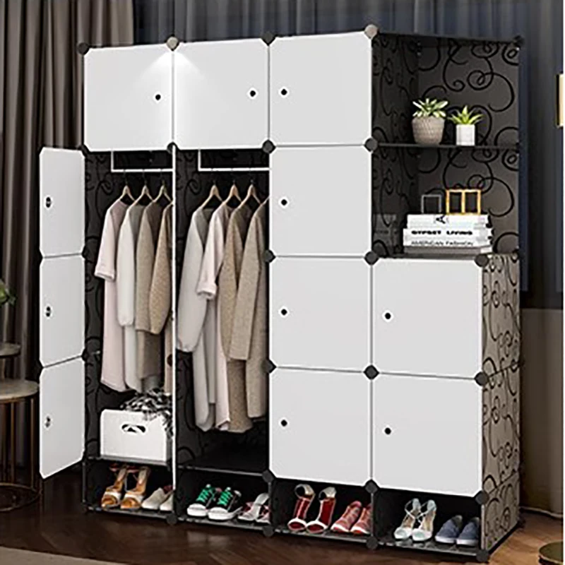 Armored Clothes for Clothes Small Closet Wardrobes the Room Shoe Rack Home Furniture Placard Beds & Armoire Dressing Bed